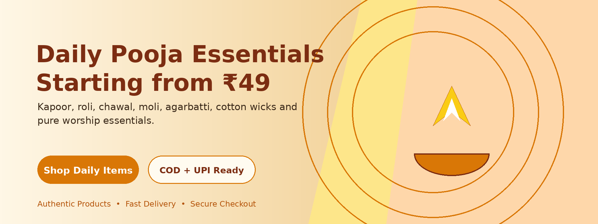 Daily pooja essentials