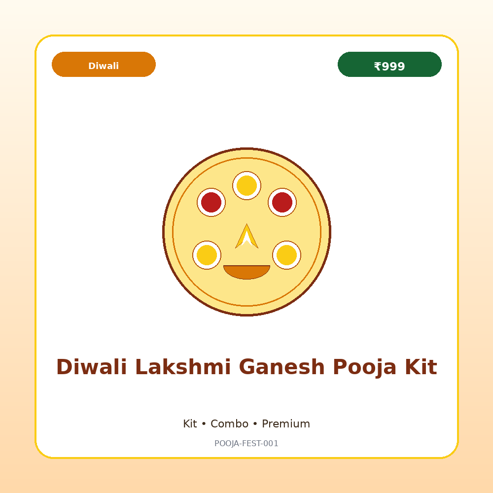 Diwali Lakshmi Ganesh Pooja Kit