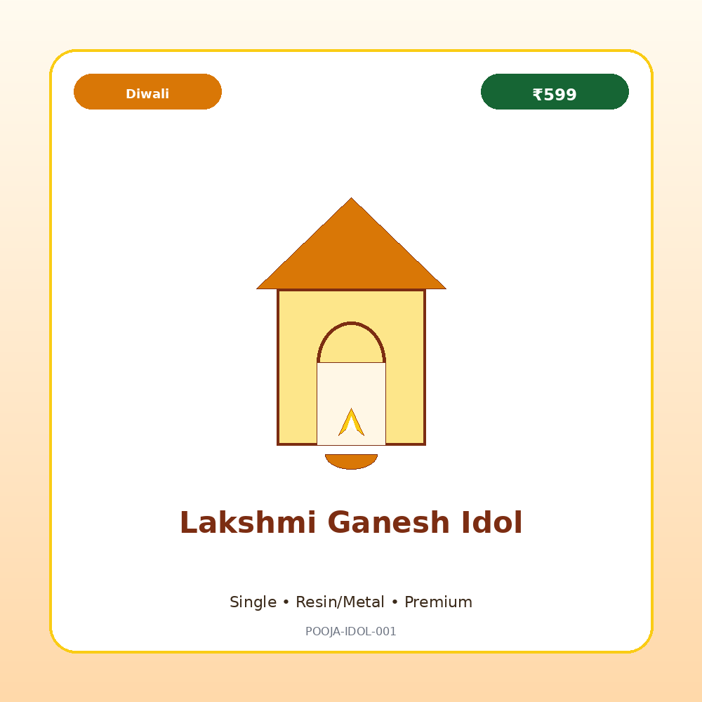 Lakshmi Ganesh Idol