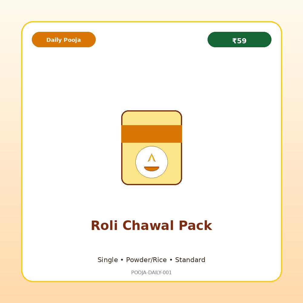 Roli Chawal Pack