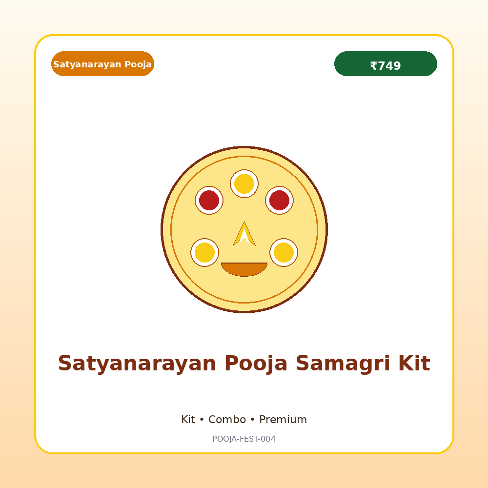 Satyanarayan Pooja Samagri Kit